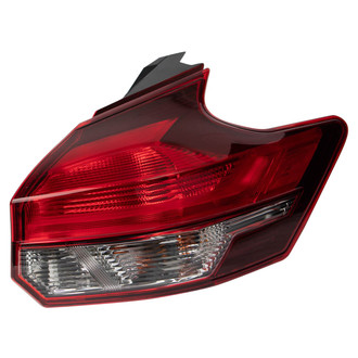 TRQ® - Passenger Side Outer Replacement Tail Light
