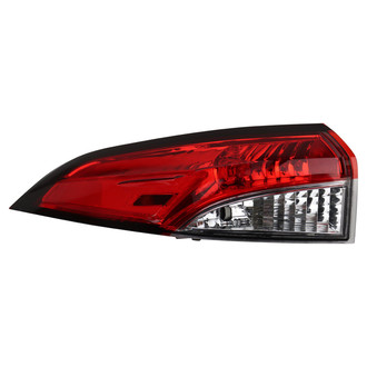 TRQ® - Driver Side Outer Replacement Tail Light