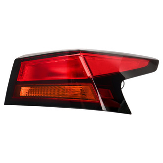 TRQ® - Passenger Side Outer Replacement Tail Light