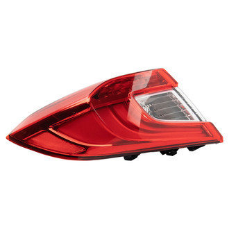 TRQ® - Driver Side Outer Replacement Tail Light