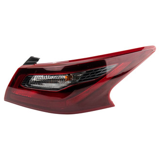 TRQ® - Passenger Side Outer Replacement Tail Light