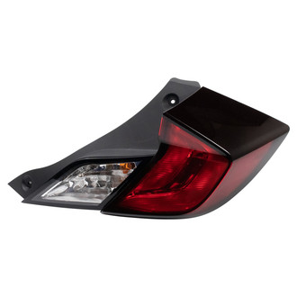 TRQ® - Passenger Side Outer Replacement Tail Light