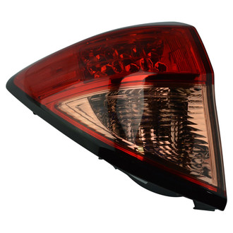 TRQ® - Driver Side Outer Replacement Tail Light