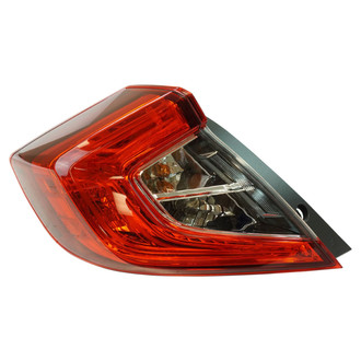 TRQ® - Driver Side Outer Replacement Tail Light