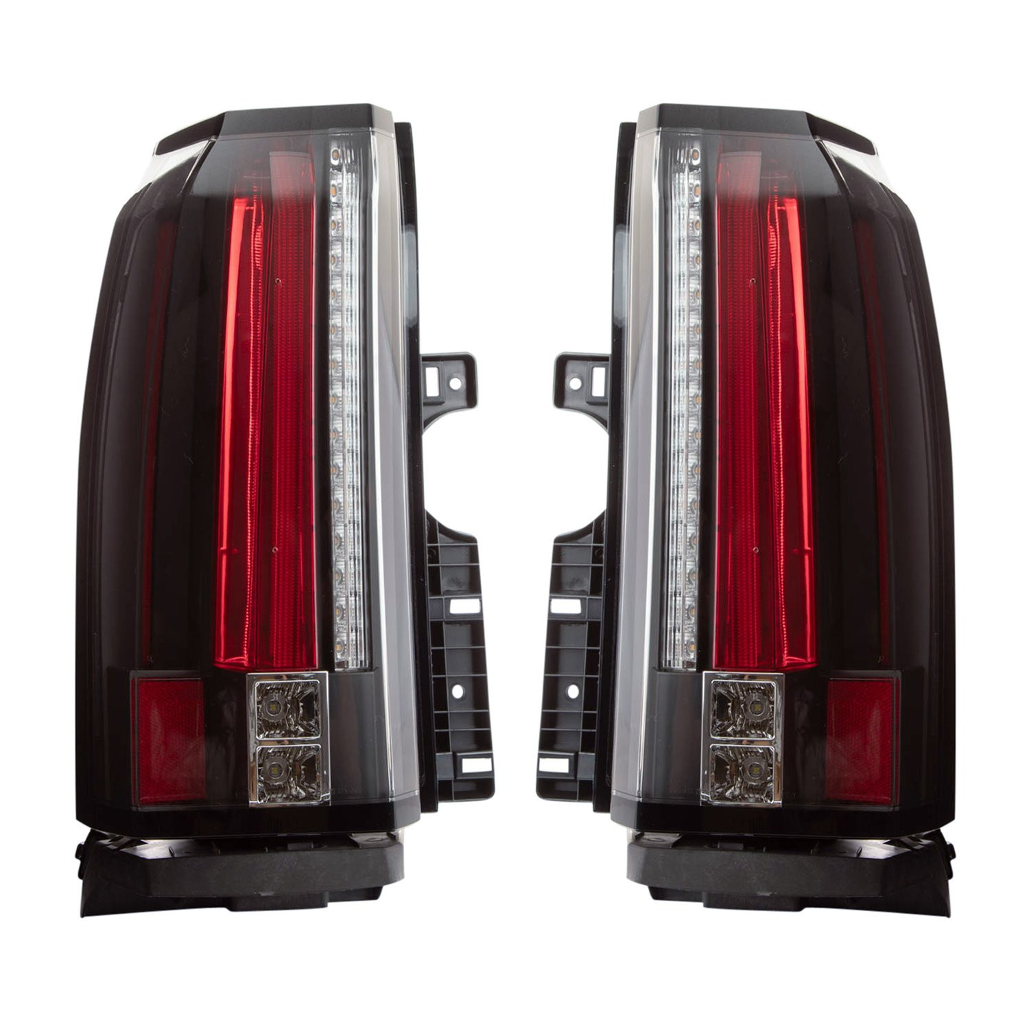 GMC Yukon Black & Smoked Tail Lights - Custom, LED | CARiD