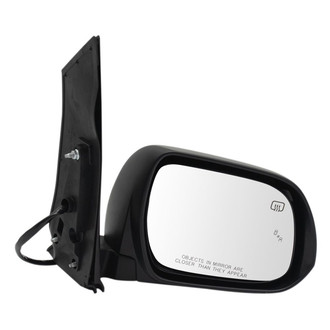 TRQ® - Power Heated Manual-Foldaway Side View Mirror