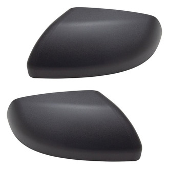TRQ® - Textured Black Driver and Passenger Side Mirror Covers