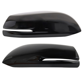 TRQ® - Matte Black Driver and Passenger Side Mirror Cover