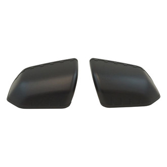 TRQ® - Print Textured Black Driver and Passenger Side Mirror Covers