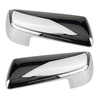 TRQ® - Chrome Driver and Passenger Side Mirror Covers