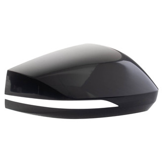 TRQ® - Smooth Black Passenger Side Mirror Cover
