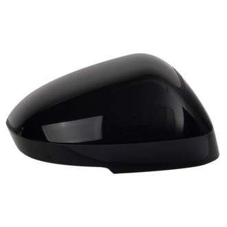 TRQ® - Smooth Black Passenger Side Mirror Cover