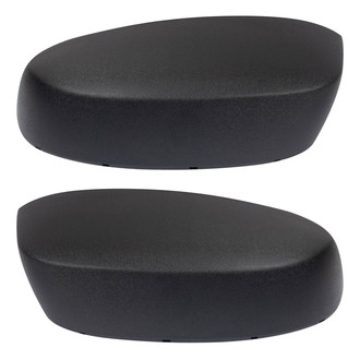 TRQ® - Black Driver and Passenger Side Mirror Cover