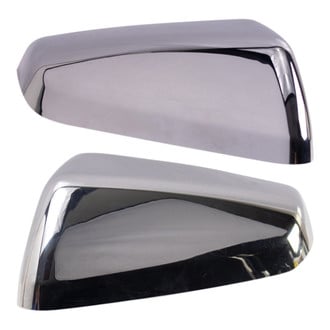 TRQ® - Chrome Driver and Passenger Side Mirror Cover