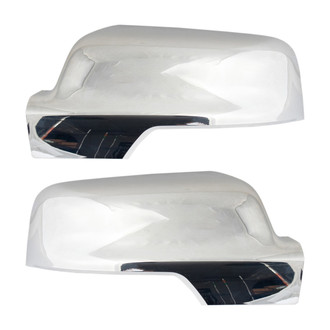 TRQ® - Chrome Driver and Passenger Side Mirror Cover