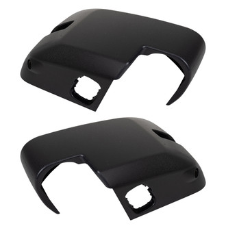 TRQ® - Textured Black Driver and Passenger Side Mirror Covers