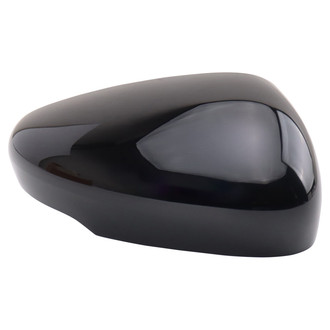 TRQ® - Smooth Black Passenger Side Mirror Cover
