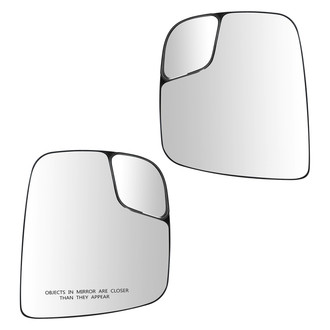 TRQ® - Driver and Passenger Side View Mirror Glass Set