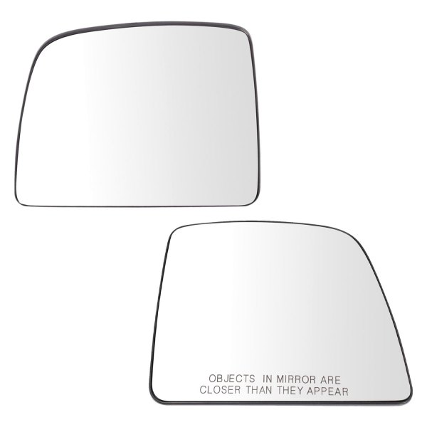 TRQ® - Driver and Passenger Side Power View Mirror Glass Set