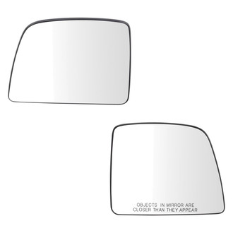 TRQ® - Manual Side View Mirror Glass Set