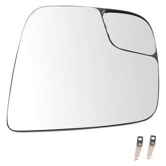 TRQ® - Driver Side View Mirror Glass (Heated)