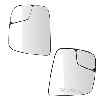 TRQ® - Manual Side View Mirror Glass Set