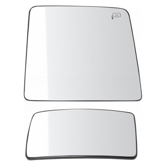 TRQ® - Passenger Side Power View Mirror Glass Set (Heated)