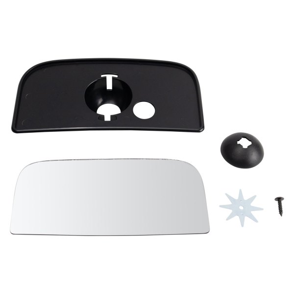 TRQ® - Driver Side View Mirror Glass