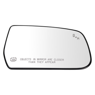 TRQ® - Passenger Side View Mirror Glass (Heated)