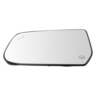 TRQ® - Driver Side View Mirror Glass (Heated)