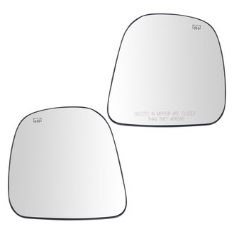 TRQ® - Driver and Passenger Side View Mirror Glass Set (Heated)