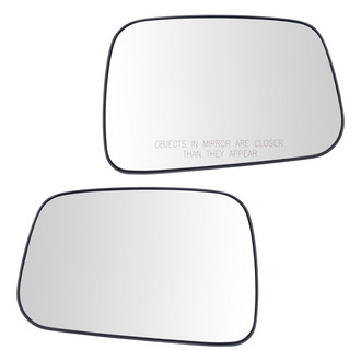 TRQ® - Driver and Passenger Side View Mirror Glass Set