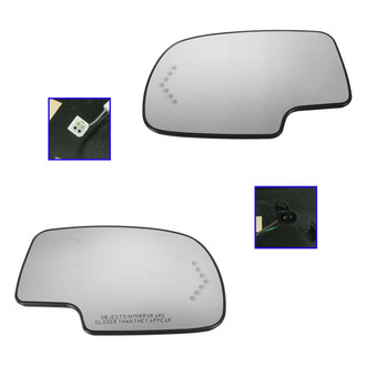 TRQ® - Power Heated Side View Mirror Glass Set