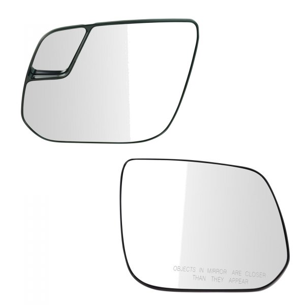 TRQ® - Driver and Passenger Side Power View Mirror Glass Set