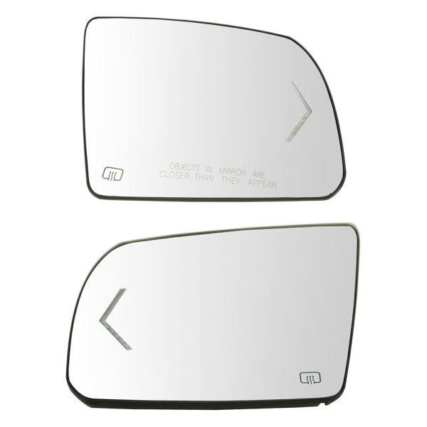 TRQ® - Driver and Passenger Side View Mirror Glass Set