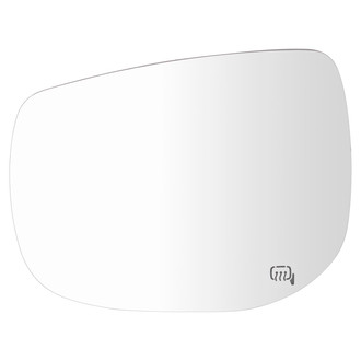 TRQ® - Driver Side View Mirror Glass (Heated, Non-Foldaway)