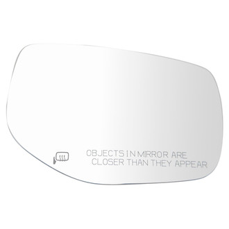 TRQ® - Passenger Side View Mirror Glass (Non-Heated, Non-Foldaway)