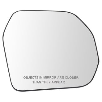 TRQ® - Passenger Side View Mirror Glass
