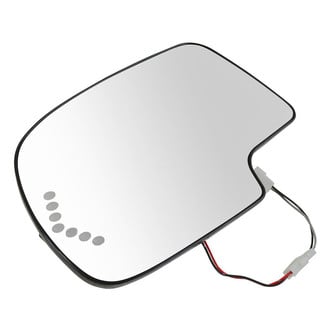 TRQ® - Driver Side Power View Mirror Glass (Heated)