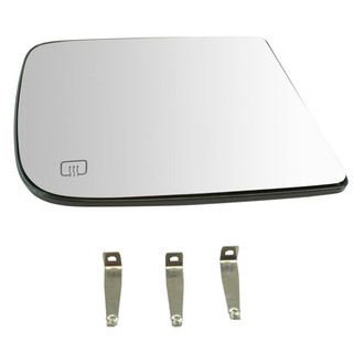 TRQ® - Passenger Side Towing Mirror Glass (Heated)