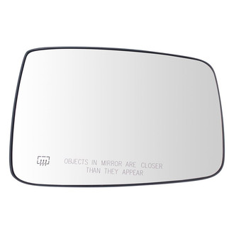 TRQ® MGA07206 - Passenger Side Power View Mirror Glass (Heated, Foldaway)