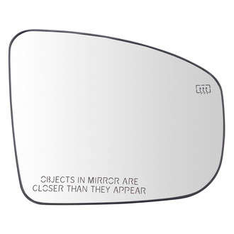 TRQ® - Passenger Side View Mirror Glass (Heated)