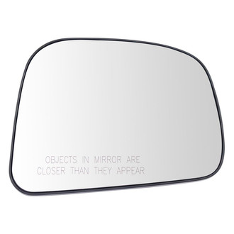 TRQ® - Passenger Side View Mirror Glass