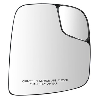 TRQ® - Passenger Side Manual View Mirror Glass