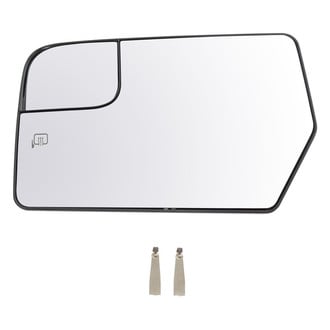 TRQ® - Driver Side View Mirror Glass (Heated)