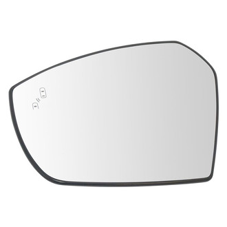TRQ® - Driver Side View Mirror Glass (Heated)