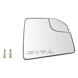 TRQ® - Passenger Side View Mirror Glass