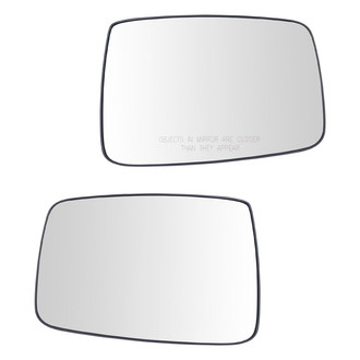 TRQ® - Manual Side View Mirror Glass Set