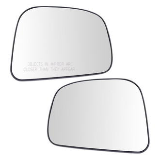 TRQ® - Driver and Passenger Side View Mirror Glass Set
