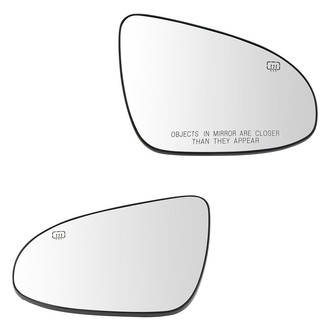 TRQ® - Driver and Passenger Side View Mirror Glass Set